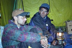 04 Cook Ali And Guide Iqbal In Kitchen Tent